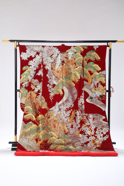 No. 392_赤地ベルベットイメージ写真