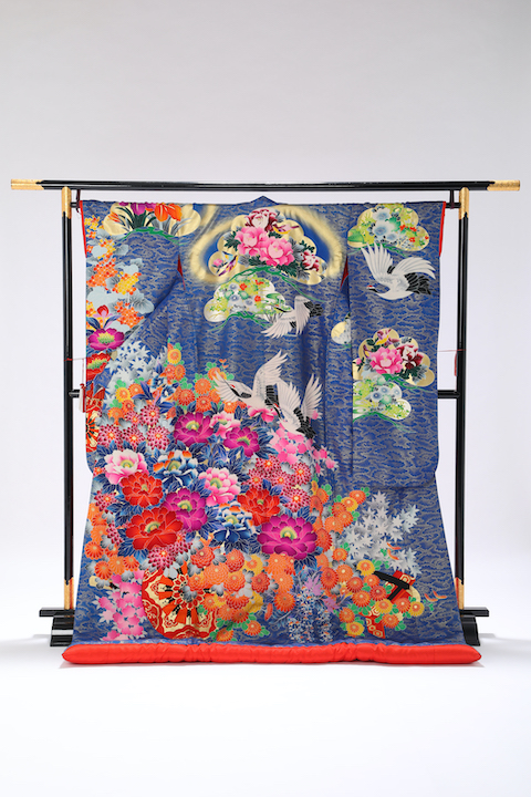 No. 663_ブルー友禅イメージ写真